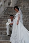 novomanželé, park Nebes, Peking