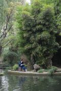 v parku Baihuatan, Chengdu