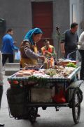 prodavačka v muslimské čtvrti, Xian