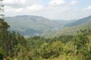výhled na jezero u Jibacoa
